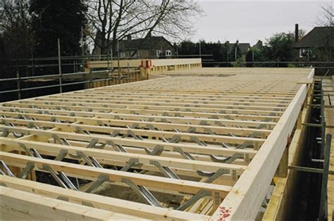 Sloping Flat Roof Trusses