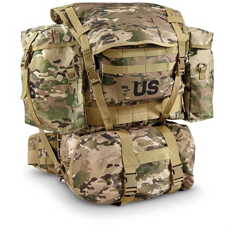 U.S. Military Surplus Pack With Frame, New - 661396, Rucksacks ...