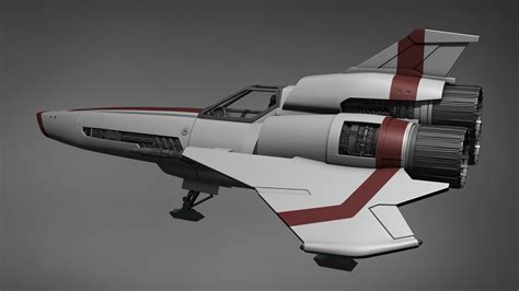 BSG - Viper Mark II — polycount