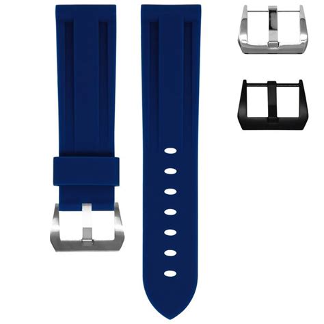 INDIGO BLUE RUBBER WATCH STRAP FOR SAMSUNG GALAXY | Horus Straps ...