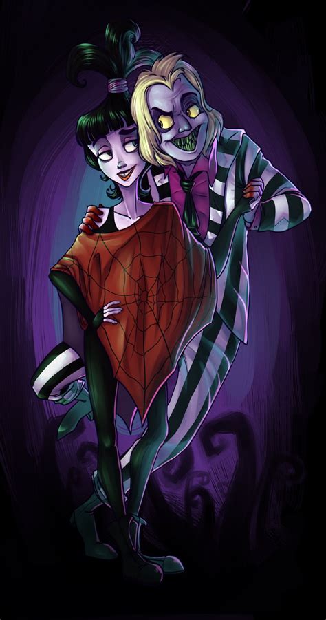 Fanart de Beetlejuice y Lydia :) | Beetlejuice cartoon, Beetlejuice fan ...