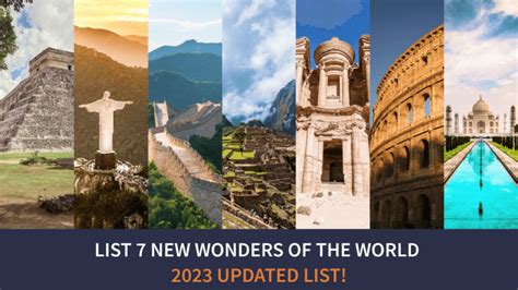 List 7 New Wonders of the World | 2023 Updated List! – MIT-Gurukul