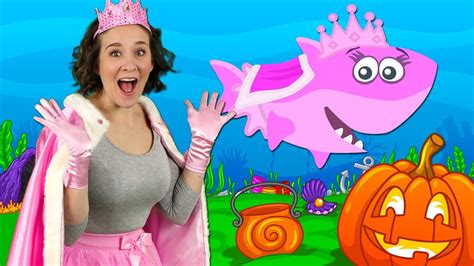 Halloween Baby Shark | Kids Songs and Nursery Rhymes | Halloween Songs ...