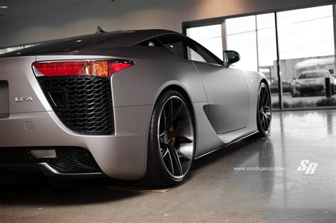 Custom Wrapped Matte Silver Lexus LFA Heading to Vancouver Show ...