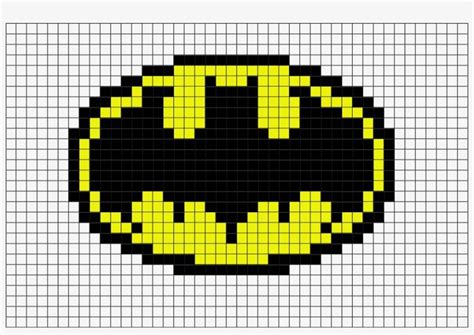 pixel art batman grid Minecraft pixel art templates and tutorials ...