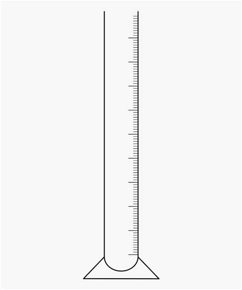 Measuring Glass Graduated Cylinder Chemistry - Gelas Ukur Vektor , Free ...