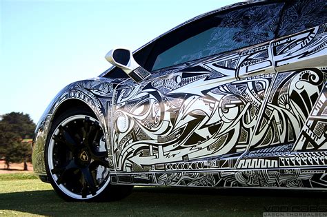 Sharpie Doodle Lamborghini Gallardo