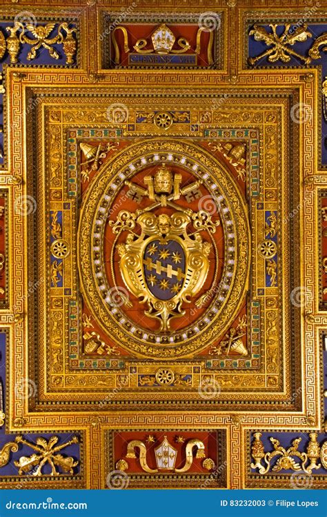 Coat of Arms of the Pope Clement VIII Editorial Stock Photo - Image of ...