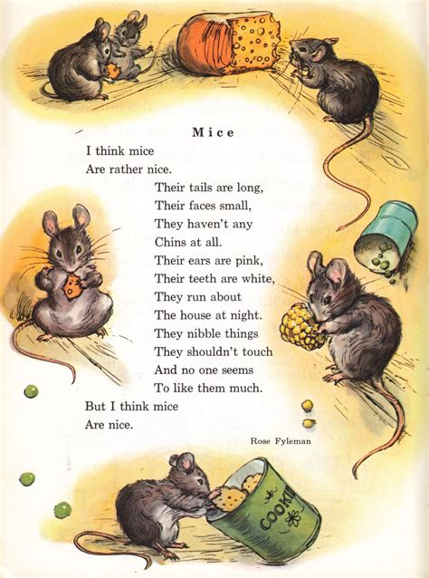 mice poetry | Mice poem by Rose Fyleman More English Story, Learn ...