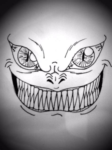 Drawing: scary face | Creepy drawings, Scary drawings, Face drawing