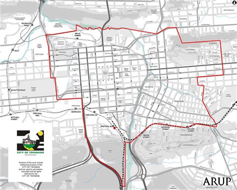 Tshwane precinct masterplan | Diagram, Map, Map screenshot