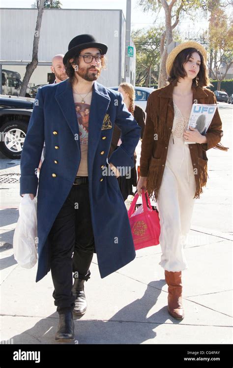 Sean Lennon and his girlfriend Charlotte Kemp Muhl out shopping in Los ...