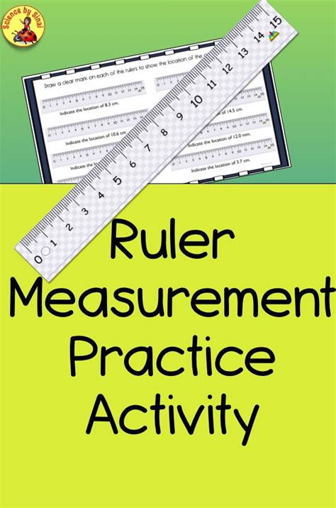 RULER MEASUREMENT BACK TO SCHOOL Practice Activity Review Worksheet ...