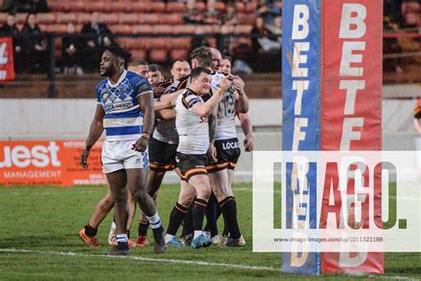 Bradford Bulls v Halifax Panthers Betfred Championship 15 04 2022. TRY ...