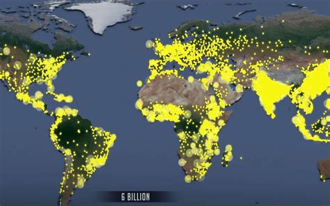 World Population Dot Map