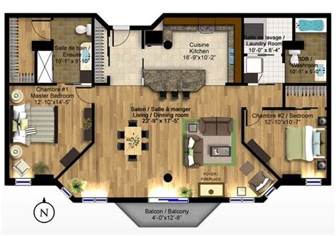 2 Bedroom Condo Floor Plans in Ottawa