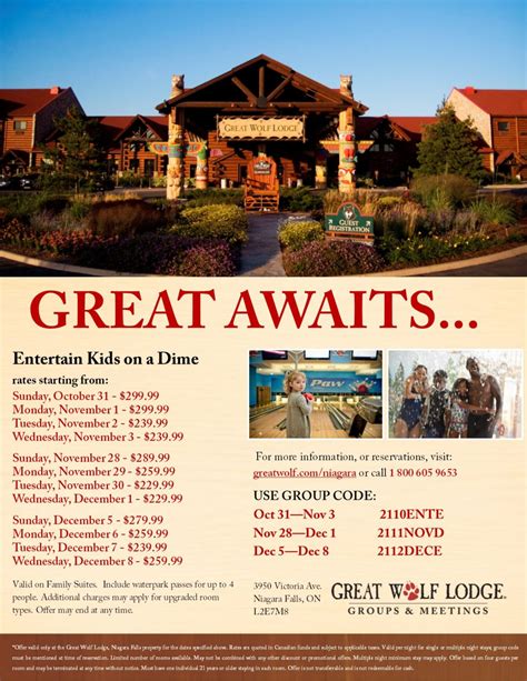 Nov. & Dec. Great Wolf Lodge Deals | Entertain Kids on a Dime Blog