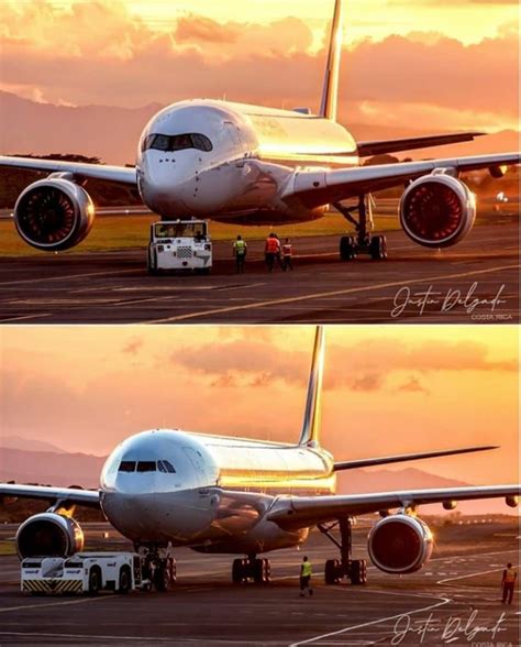 Airbus A350 and A340-600 Iberia in Costa Rica