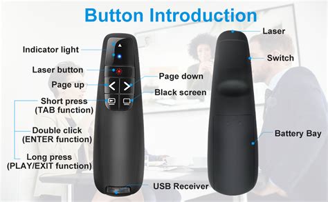 Amazon.com: Presentation Clickers for PowerPoint, Clicker for Laptop ...