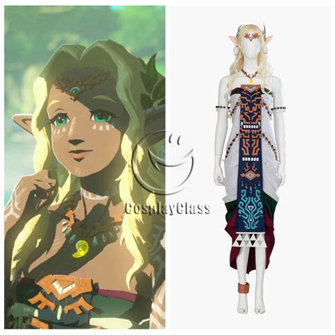 The Legend of Zelda: Tears of the Kingdom Queen Sonia Cosplay Costume ...