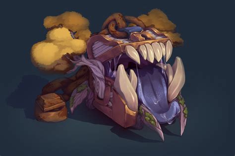 ArtStation - Mimic chest, Anastasia Klimushina | Game concept art ...