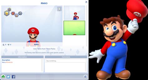 Mario (Sims 4) by Alberta360 on DeviantArt