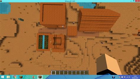 Red sand NPC village Minecraft Project