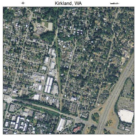 Aerial Photography Map of Kirkland, WA Washington