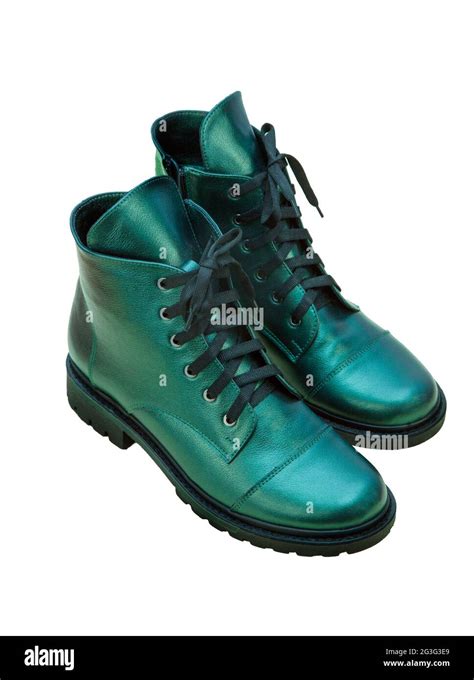 Green leather shoes hi-res stock photography and images - Alamy