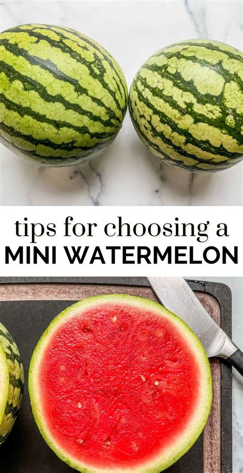 How to Pick a Mini Watermelon - This Healthy Table