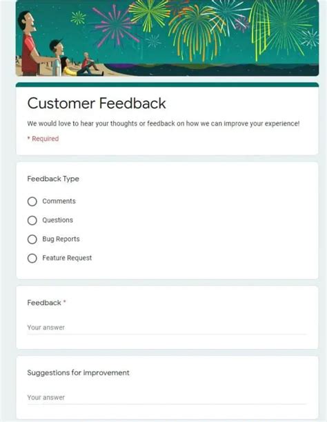 11 of The Best Google Forms Templates That You Can't Miss