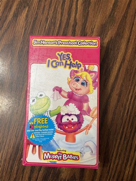 Jim Hensons Preschool Collection - Yes, I Can Help (VHS, 1995) for sale ...