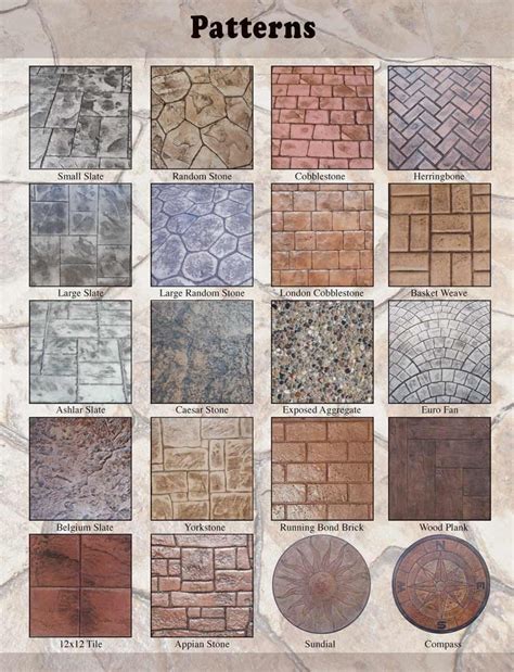 Stamped Concrete Patterns MI | Decorative Concrete Patterns MI ...