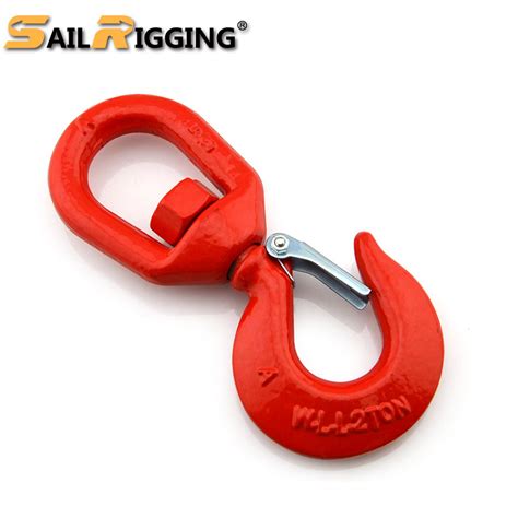 S322 A322 Lifting Rigging Heavy Duty Alloy Steel Swivel Crane Hook with ...