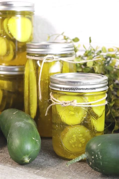 Canning Pickles Recipe {Kosher and Polish Pickles} - Everyday Shortcuts