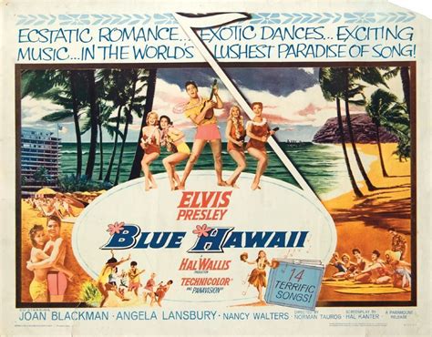 Lot Detail - Elvis Presley Original "Blue Hawaii" Movie Poster