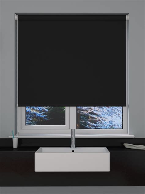 Black Blackout Roller Blind | Blinds Direct Online