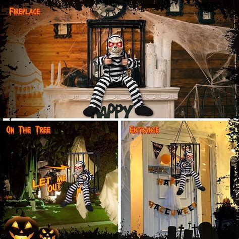 Skeleton Halloween Light Sound | Halloween Motion Sensor | Halloween ...