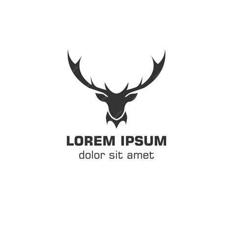 Premium Vector | Deer vector logo template