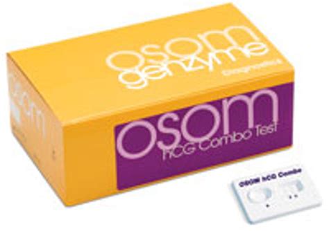 Genzyme Osom Combo HCG Urine / Serum One Step Pregnancy Test, 25/bx ...