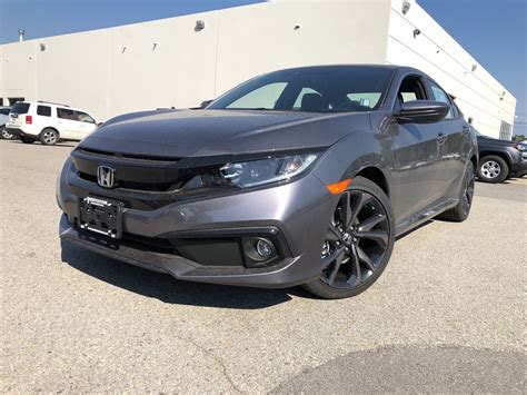 New 2020 Honda Civic Sedan Sport CVT 4-Door Sedan in Kelowna #H20208 ...