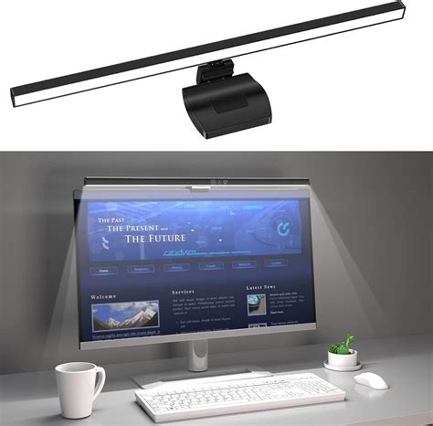 LED Lamps Stepless Dimming Eye-Care LED Desk Lamps PC Computer Monitor ...