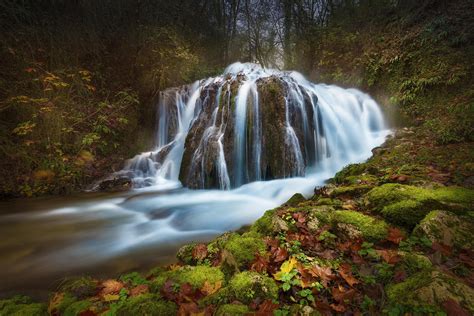 Online crop | waterfall and trees, nature, long exposure, waterfall ...