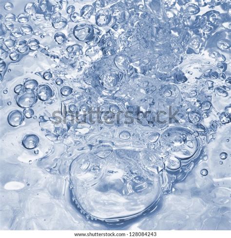 Surface Intensive Boiling Water Bubbles Swirls Stock Photo (Edit Now ...