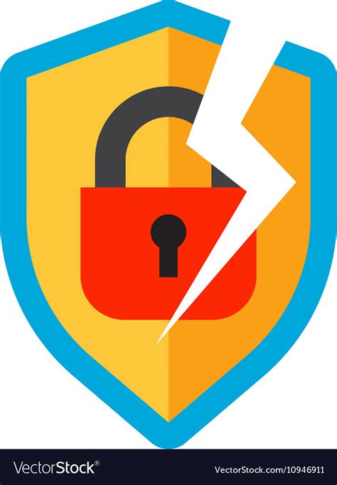 Internet safety icon isolated Royalty Free Vector Image