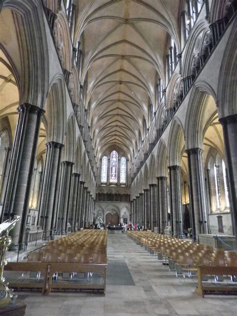 The interior of Salisbury Cathedral in England. | Salisbury cathedral ...