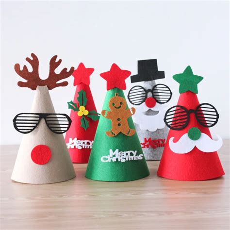 Christmas Decorations Supplies Children Adult Christmas Hat Party ...