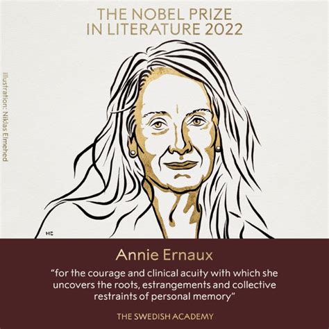 Annie Ernaux wins the 2022 Nobel Prize in Literature! | Curious Times