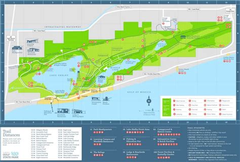 Map Of Gulf State Park Campground