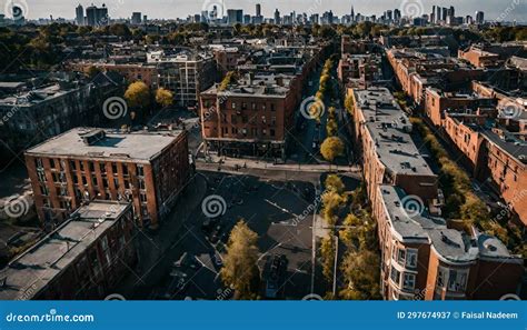 Urban Discovery with Drone Technology Stock Illustration - Illustration ...